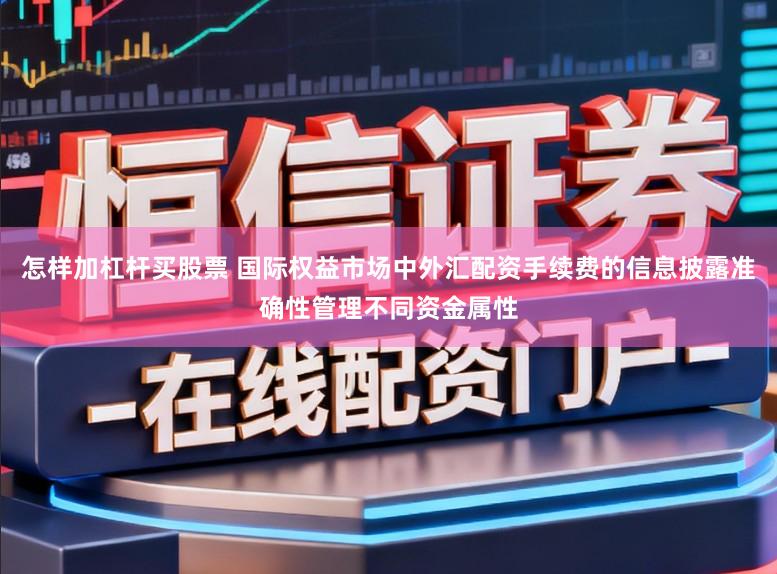 怎样加杠杆买股票 国际权益市场中外汇配资手续费的信息披露准确性管理不同资金属性